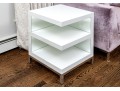 Modern Lacquered Square Accent Table 
