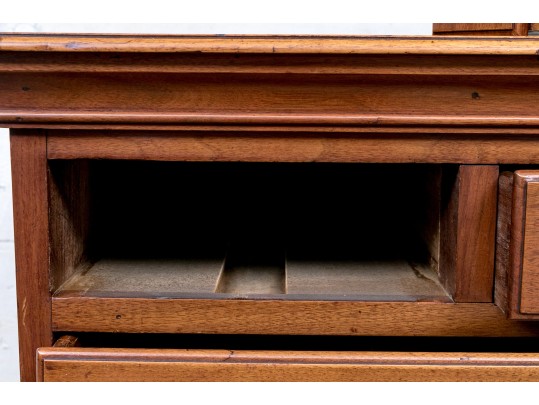 Queen Anne Cherrywood Chest On Frame, The Case Pennsylvania, Circa 1780