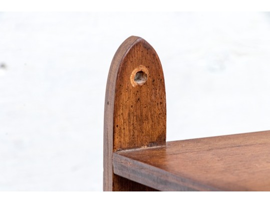 Vintage Walnut Wall Handing Etagere