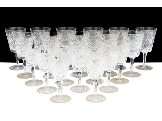 Partial Sets Of Waterford Crystal Stemware- 