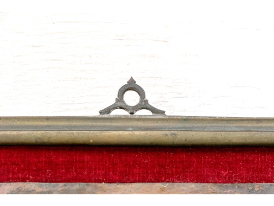 Antique Paint On Copper Plate, Madonna And Child