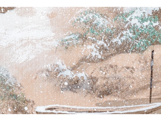 Set Of Four Framed Vintage Chinese Landscape Prints