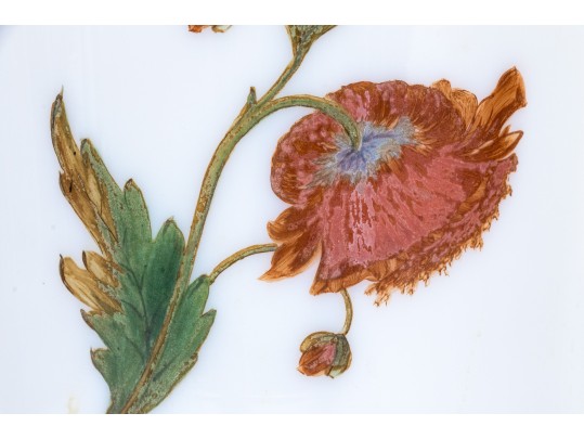 Pair Of Antique Decorated 16