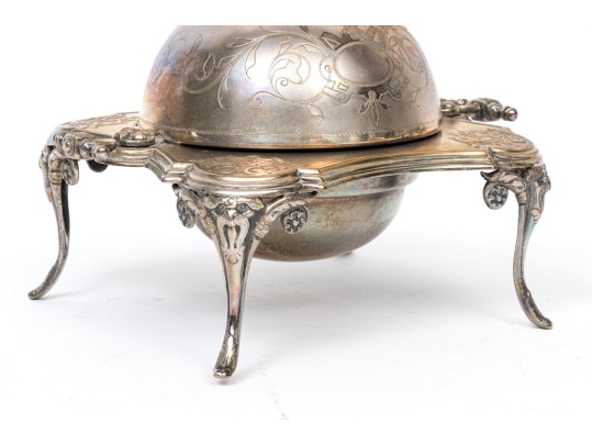 Two Antique Silverplate Table Wares