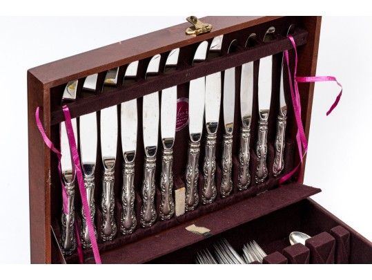 Wallace Sterling Silver Partial Flatware Service, 