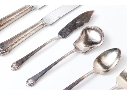 Vintage Gorham Partial Silverplate Flatware Service, Cased