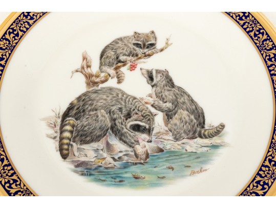 Collection Of 11 Boxed Lenox Boehm Bird Plates Limited Annual Edition With Woodland Wildlife Ones