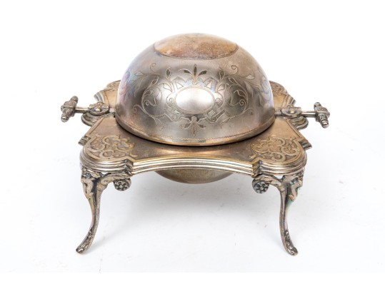 Two Antique Silverplate Table Wares