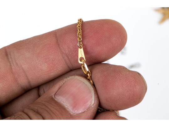 Lot Of Assorted Costume Jewelry Pieces, Including A Trifari Brooch