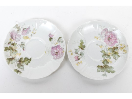 Antique Limoges Porcelain Demitasse Set