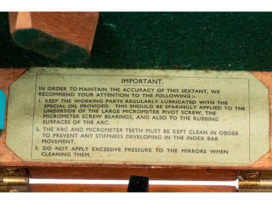 Vintage Henry Hughes & Son Ltd. London, Huson, The Sextant No. 31246 