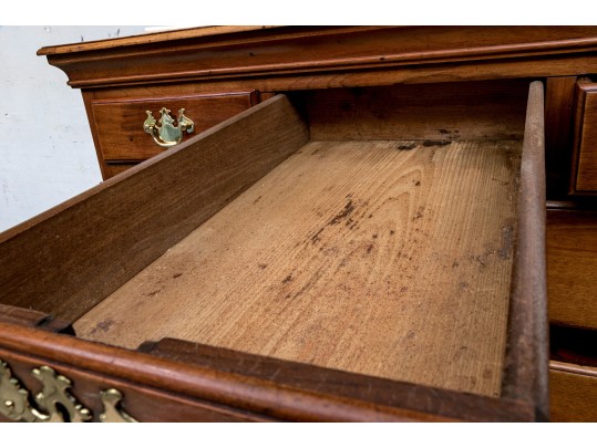 Queen Anne Cherrywood Chest On Frame, The Case Pennsylvania, Circa 1780