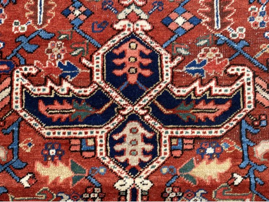 Antique Persian Heriz, Ca. 1920-1940, 14’-3” X 11’-11”