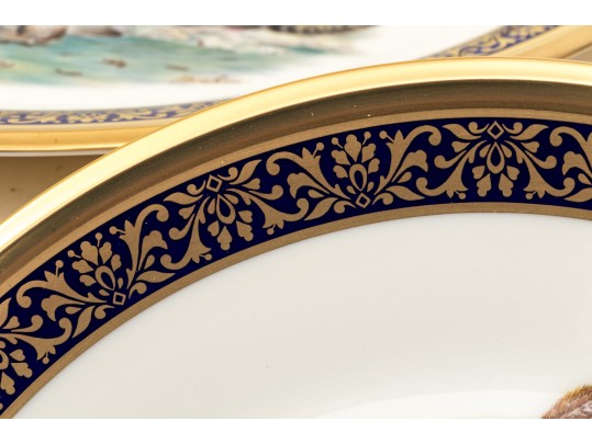 Collection Of 11 Boxed Lenox Boehm Bird Plates Limited Annual Edition With Woodland Wildlife Ones