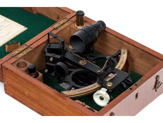 Vintage Henry Hughes & Son Ltd. London, Huson, The Sextant No. 31246 