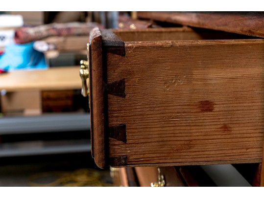 Queen Anne Cherrywood Chest On Frame, The Case Pennsylvania, Circa 1780