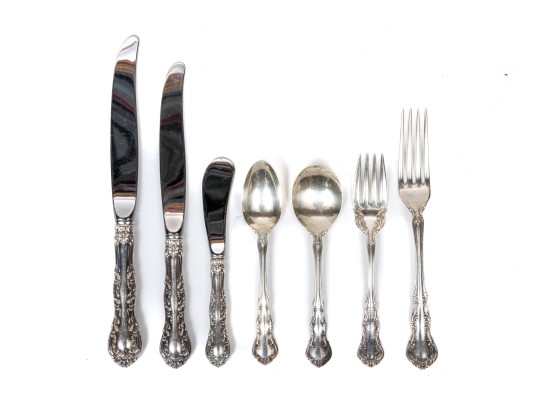 Wallace Sterling Silver Partial Flatware Service, 