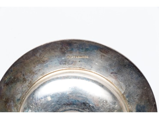 Pair Of Modern English Sterling Silver Pin Trays 