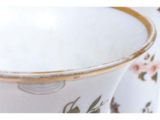 Pair Of Antique Decorated 16