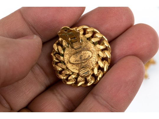 Lot Of Assorted Costume Jewelry Pieces, Including A Trifari Brooch