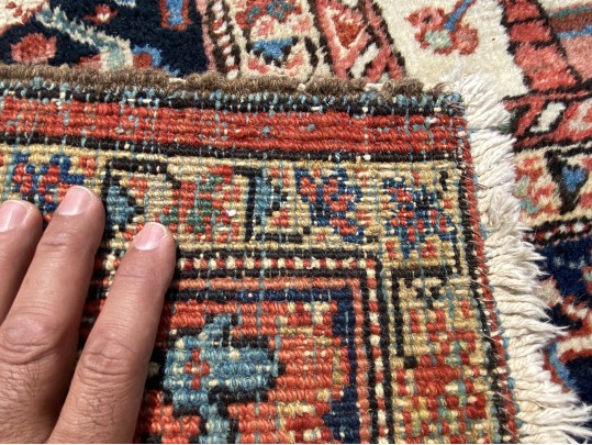 Antique Persian Heriz, Ca. 1920-1940, 14’-3” X 11’-11”