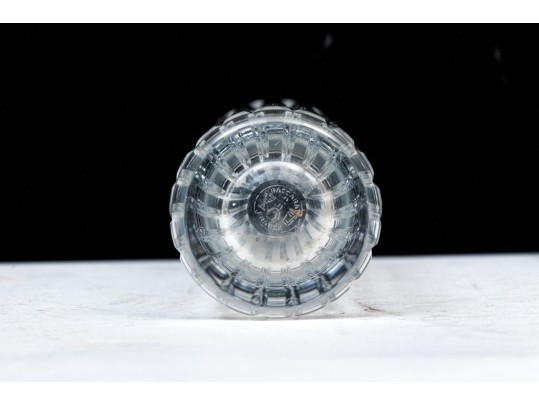 Two Baccarat Cylindrical Flower Vases