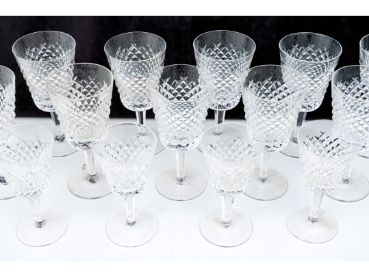 Partial Sets Of Waterford Crystal Stemware- 