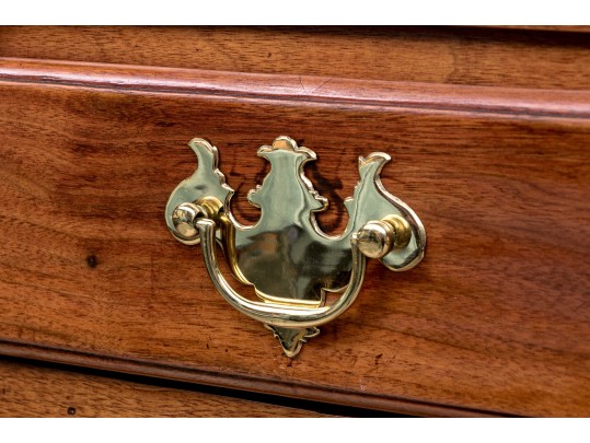 Queen Anne Cherrywood Chest On Frame, The Case Pennsylvania, Circa 1780