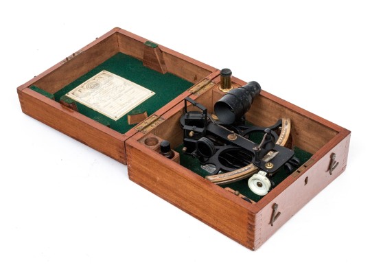 Vintage Henry Hughes & Son Ltd. London, Huson, The Sextant No. 31246 