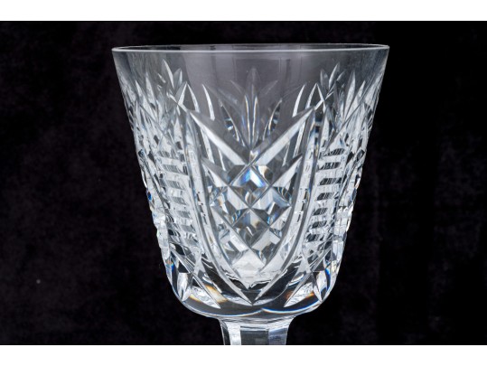 Set Of Five Waterford Clare White Wine Glasses