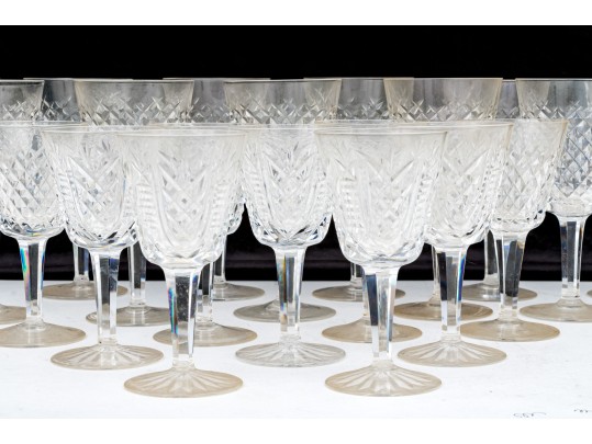 Partial Sets Of Waterford Crystal Stemware- 