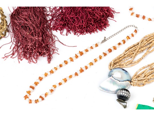 Large Collection Of Vintage Costume Jewelry And Accessories