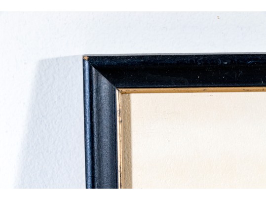 Vintage Black And White Print, View Of San Pedro