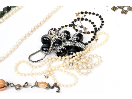 Large Collection Of Vintage Costume Jewelry And Accessories