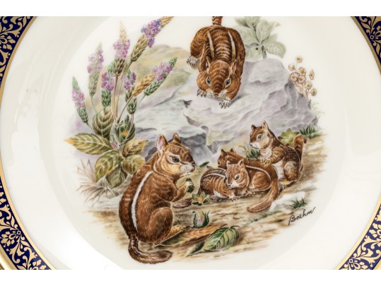Collection Of 11 Boxed Lenox Boehm Bird Plates Limited Annual Edition With Woodland Wildlife Ones