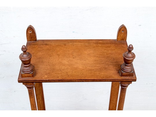 Vintage Walnut Wall Handing Etagere