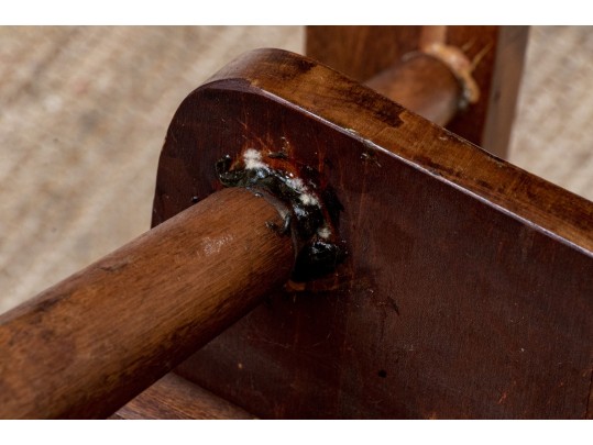 Provincial Birchwood Ladder-Back Youth's Rocker, American, Late 19th/Early 20th Century