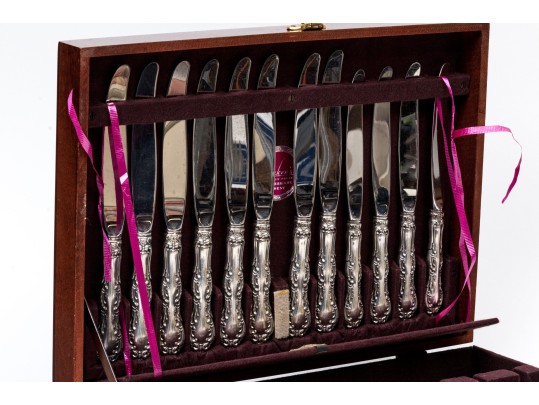 Wallace Sterling Silver Partial Flatware Service, 