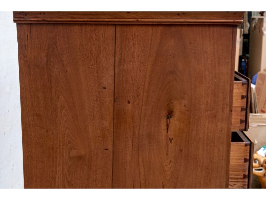 Queen Anne Cherrywood Chest On Frame, The Case Pennsylvania, Circa 1780