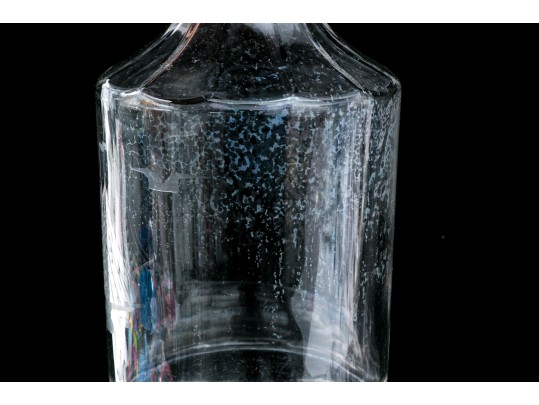 Collection Of Three Decanters, Including A Baccarat, With An Epergne Stand With Six Glasses