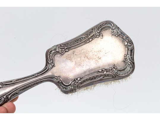 Collection Of Antique Sterling Silver Trimmed And Weighted Items 