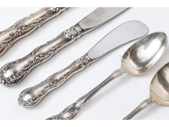 Wallace Sterling Silver Partial Flatware Service, 