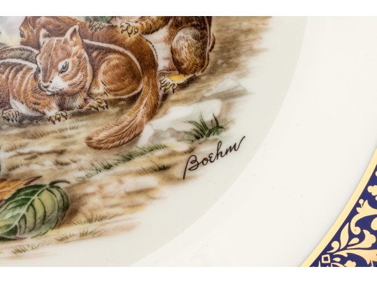 Collection Of 11 Boxed Lenox Boehm Bird Plates Limited Annual Edition With Woodland Wildlife Ones