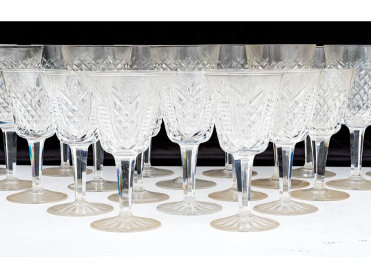 Partial Sets Of Waterford Crystal Stemware- 