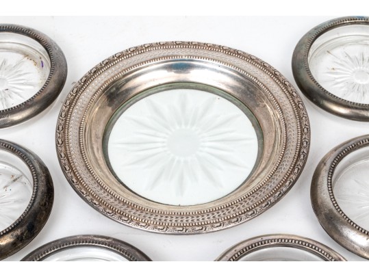 Collection Of Antique Sterling Silver Trimmed And Weighted Items 