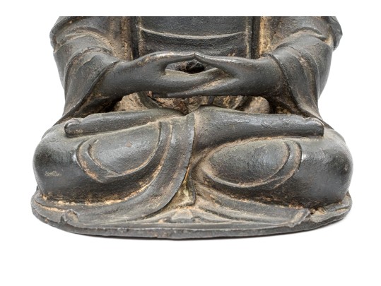 Chinese Bronze Buddha, Ming Dynasty, Ca. 16th C. 