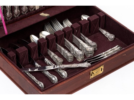 Wallace Sterling Silver Partial Flatware Service, 