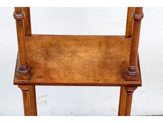 Vintage Walnut Wall Handing Etagere