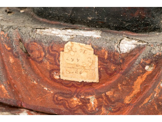 Antique Chinese Carved, Painted And Gilt Wood Bodhisattva Guanyin