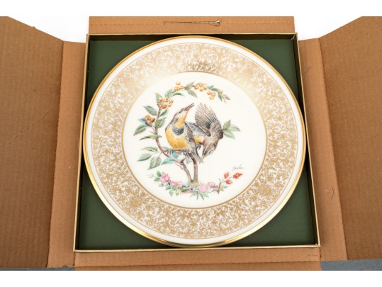 Collection Of 11 Boxed Lenox Boehm Bird Plates Limited Annual Edition With Woodland Wildlife Ones